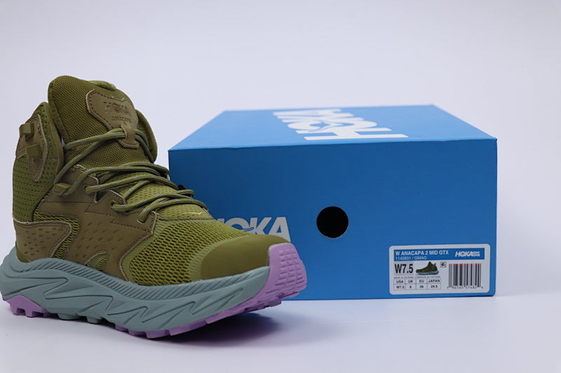 Hoka Anacapa Hiking Shoes - Sustainable Waterproof Trail Sneakers